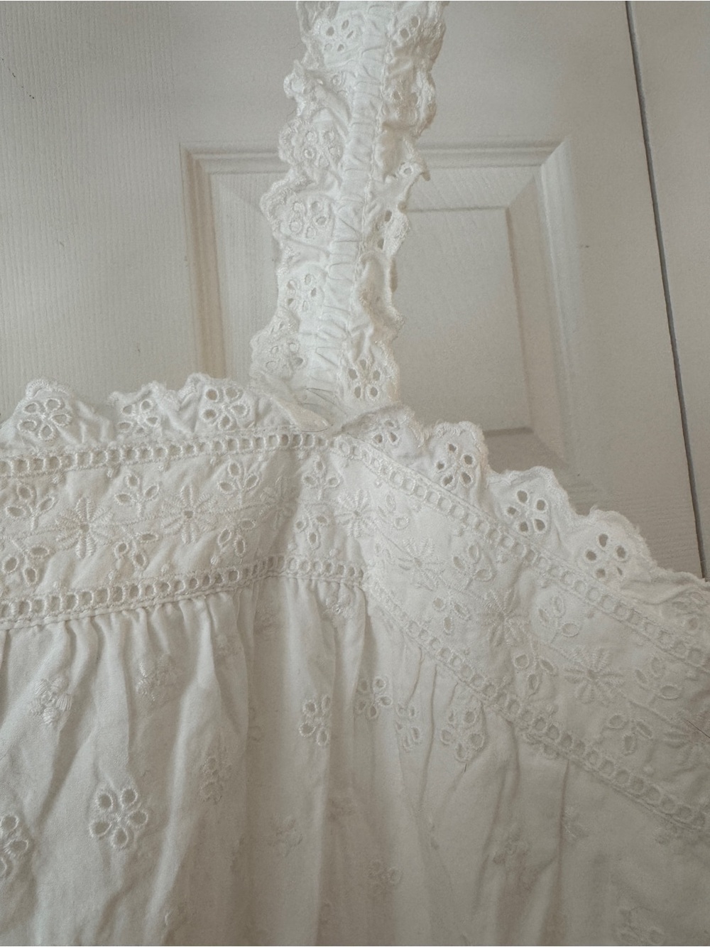 GAP White Eyelet Maxi Dress - Picture 4 of 5